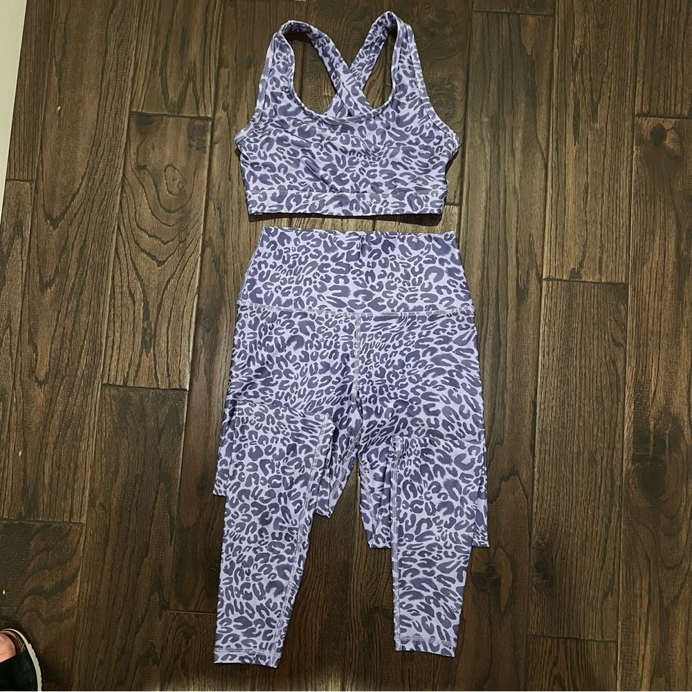Purple activewear set